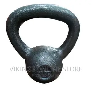 Gym Kettle-Bell Weight for Fitness and Exercises-Black