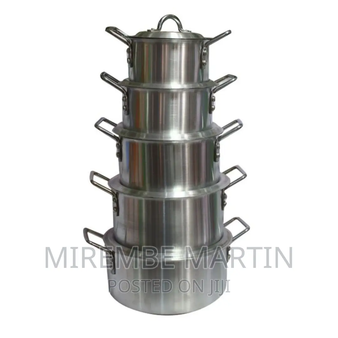 5 Sizes Set Aluminum Cooking Pots/Saucepans