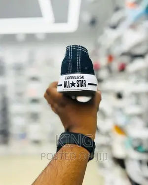 Canvas Ox Black Trainers