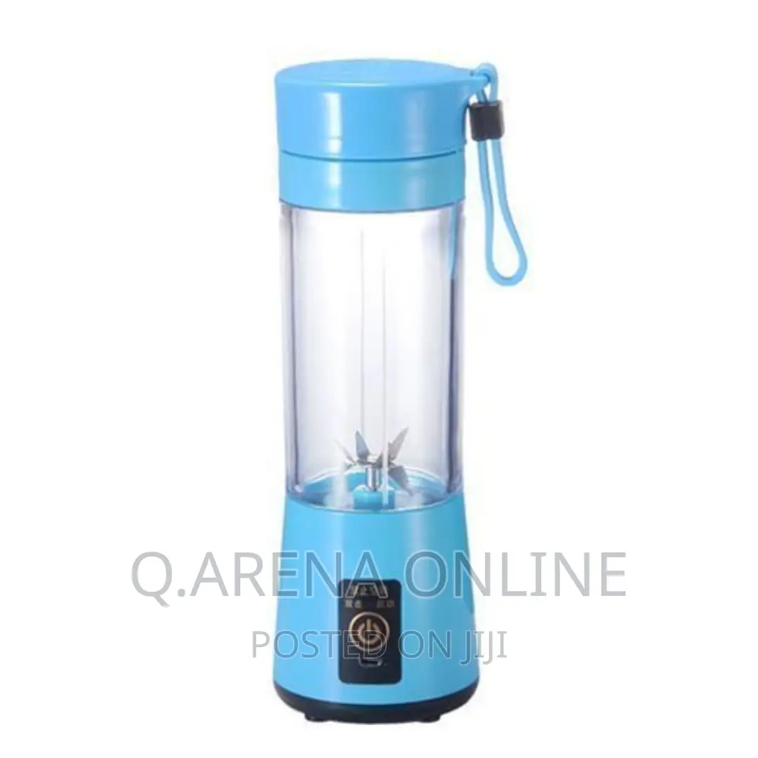 Portable Rechargeable Battery USB Juicer Blender- Blue