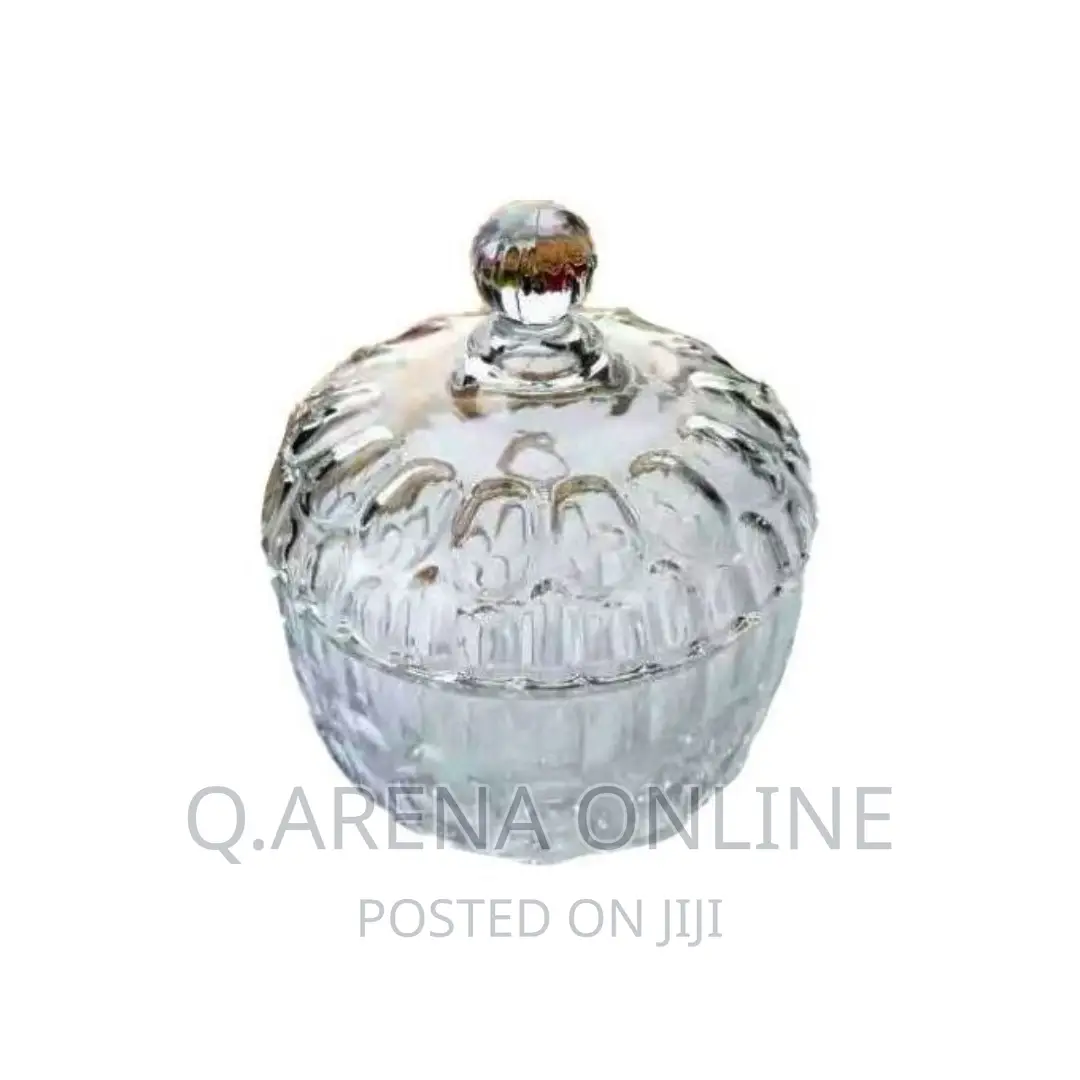 Glass Sugar Bowl/Glass Ware - Clear