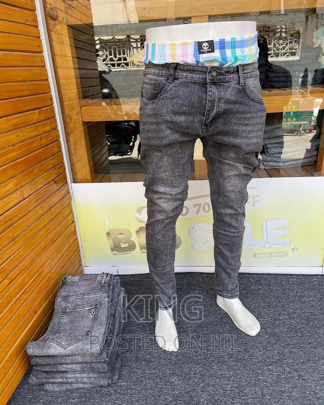 Grey Slim Fit Jeans