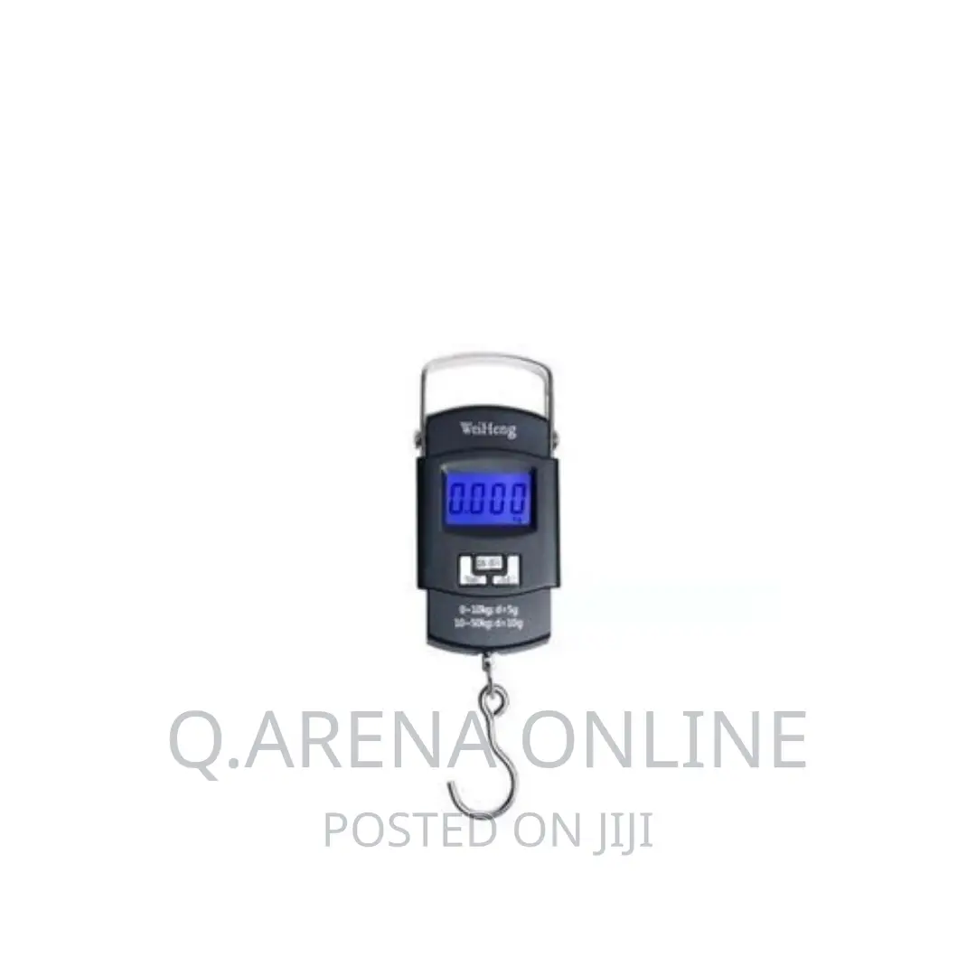 50 Kg Digital Portable Weighing Scale - Black