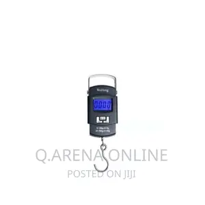 50 Kg Digital Portable Weighing Scale - Black