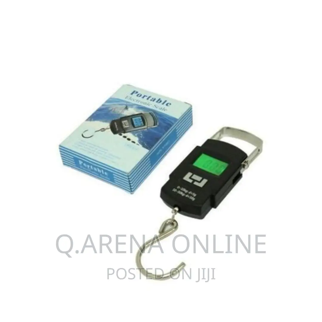 50 Kg Digital Portable Weighing Scale - Black