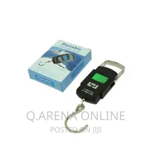 50 Kg Digital Portable Weighing Scale - Black