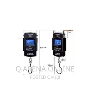 50 Kg Digital Portable Weighing Scale - Black