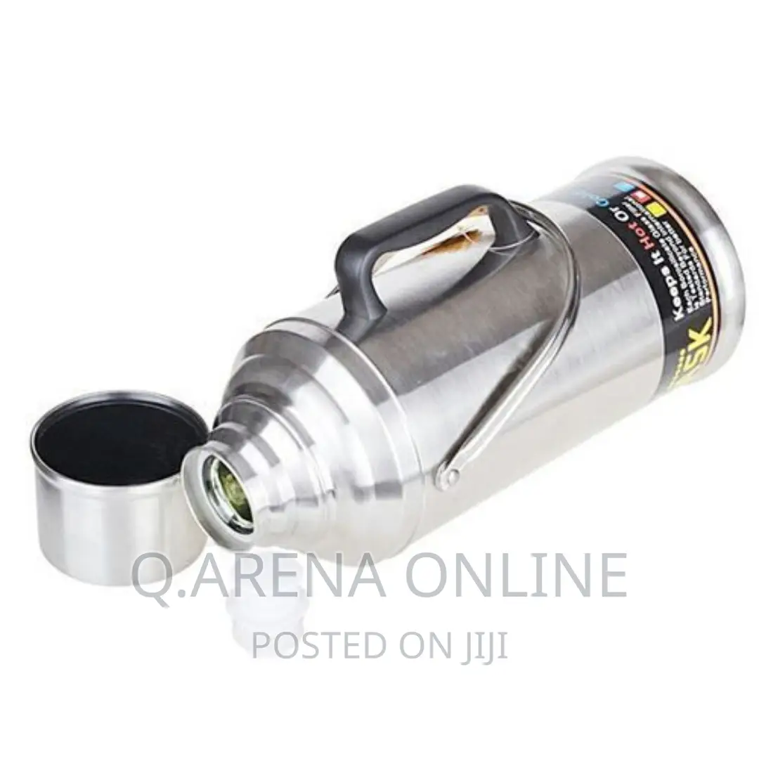 3.2L Stainless Steel Vacuum Flask Storage Bottle- Silver