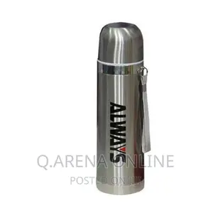 Always Hot Cold Stainless Steel Flask 0.5L - Silver