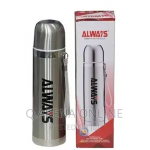 Always Hot Cold Stainless Steel Flask 0.5L - Silver
