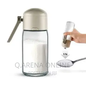 Glass Salt Pepper Shaker Dispenser Seasoning Bottle 180ml
