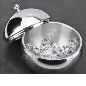 Stainless Steel Ice Bucket.