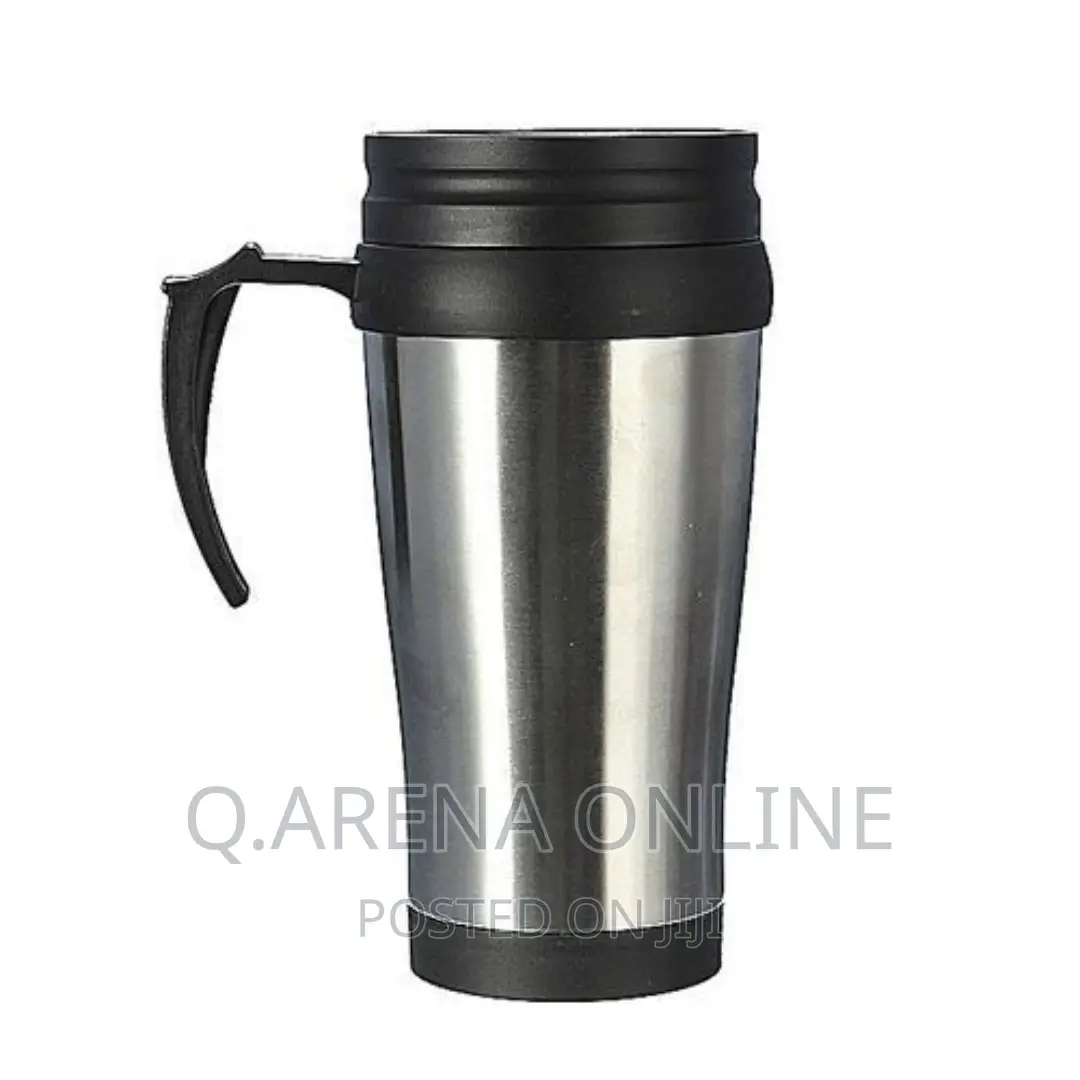 Portable Stainless Travel Insulated Mug - Silver