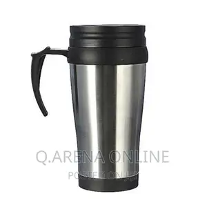 Portable Stainless Travel Insulated Mug - Silver
