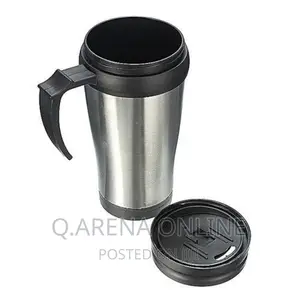 Portable Stainless Travel Insulated Mug - Silver