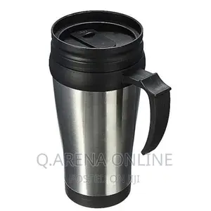 Portable Stainless Travel Insulated Mug - Silver