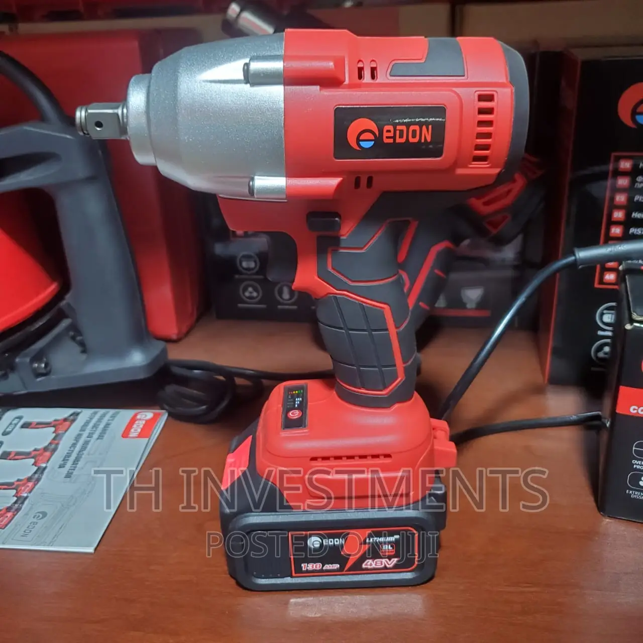 Edon Cordless Impact Wrench 48V.