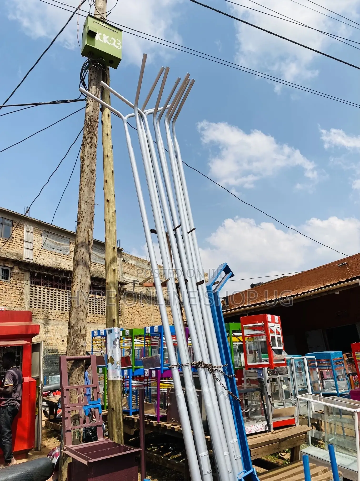 Solar Poles Racking System
