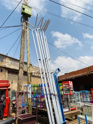 Solar Poles Racking System