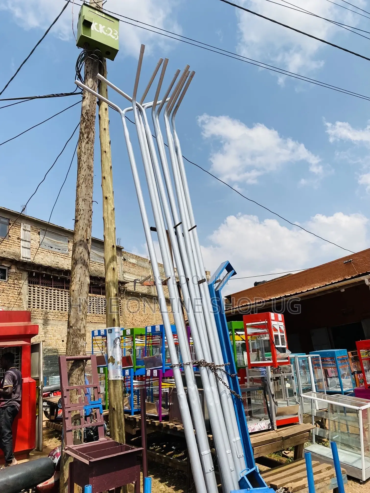 Solar Poles Racking System