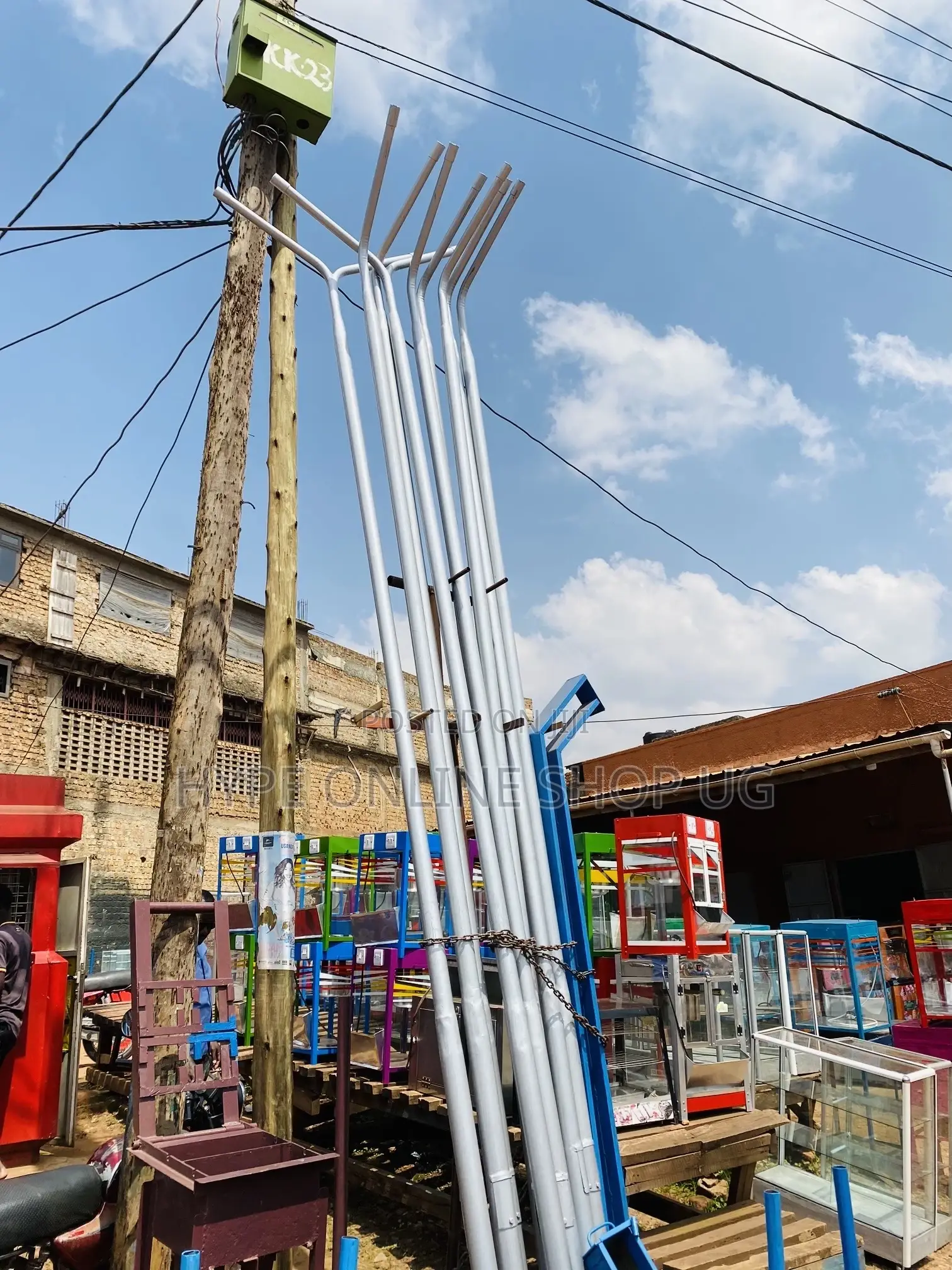 Solar Poles Racking System