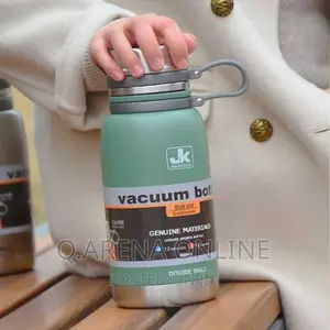 Vacuum Insulated With Cup Lid Stainless Steel Water Flask