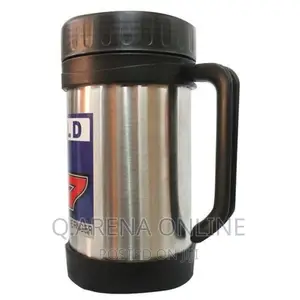 Hot and Cold Stainless Steel Vacuum Cup - Silver