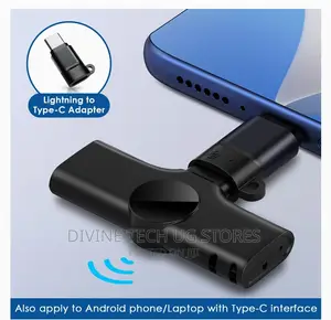 Dual Wireless Lavalier Microphone for iPhone + Type-C