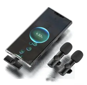 Dual Wireless Lavalier Microphone for iPhone + Type-C