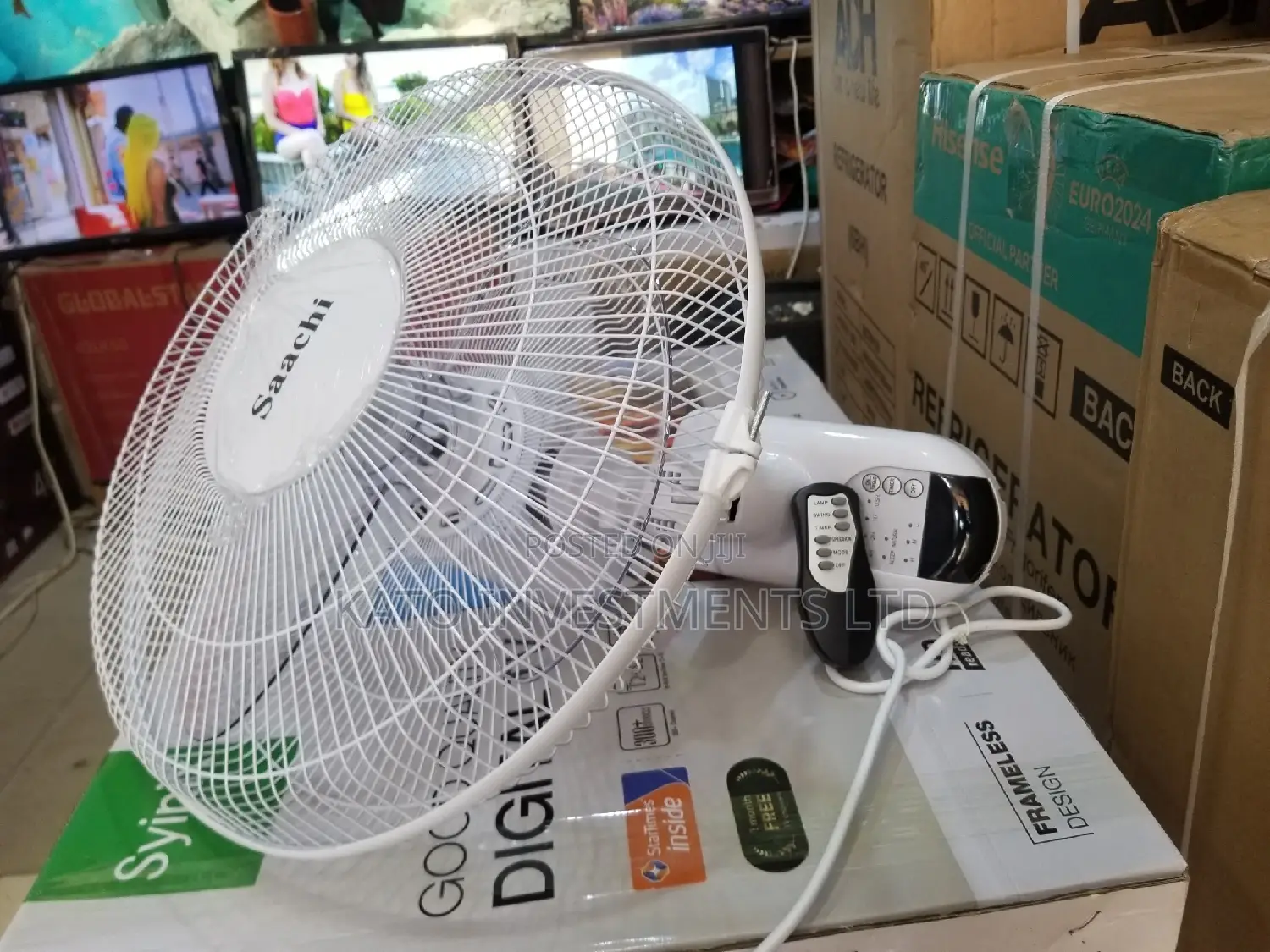 Saachi Wall Fan With Remote