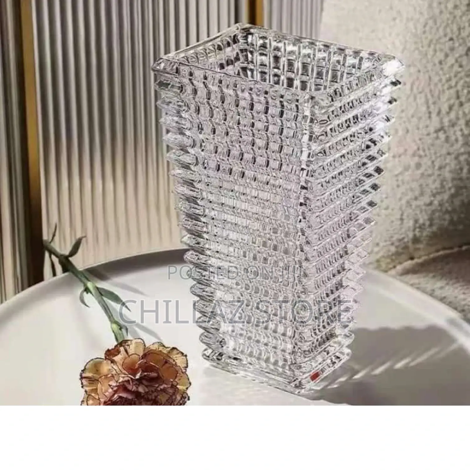 Glass Flower Vase.