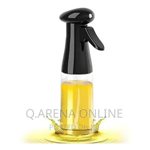 200ml Glass Cooking Vinegar Oil Sprayer Dispenser Bottle