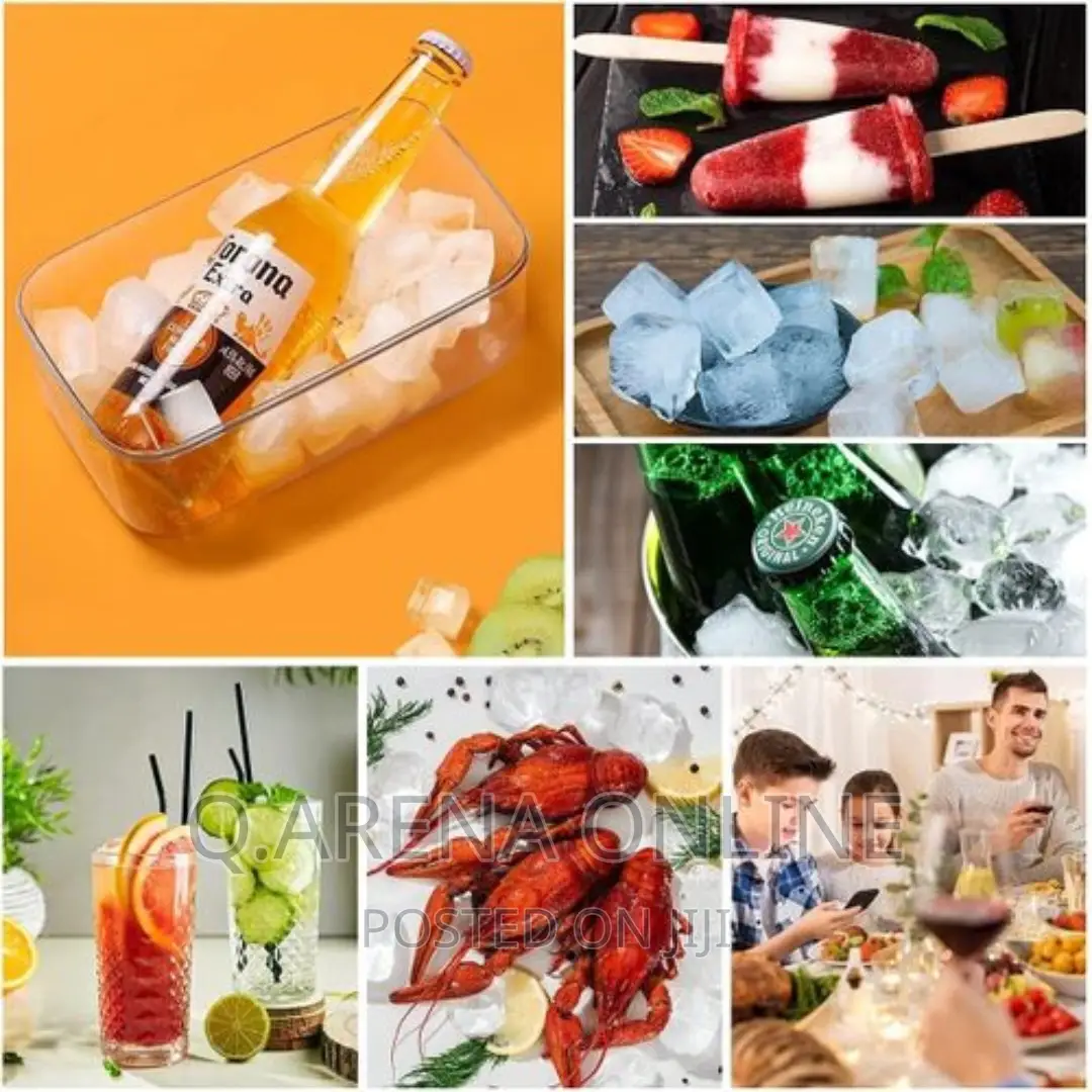 Ice Cube Trays, Easy-Release Silicone Flexible 15-Ice Cube