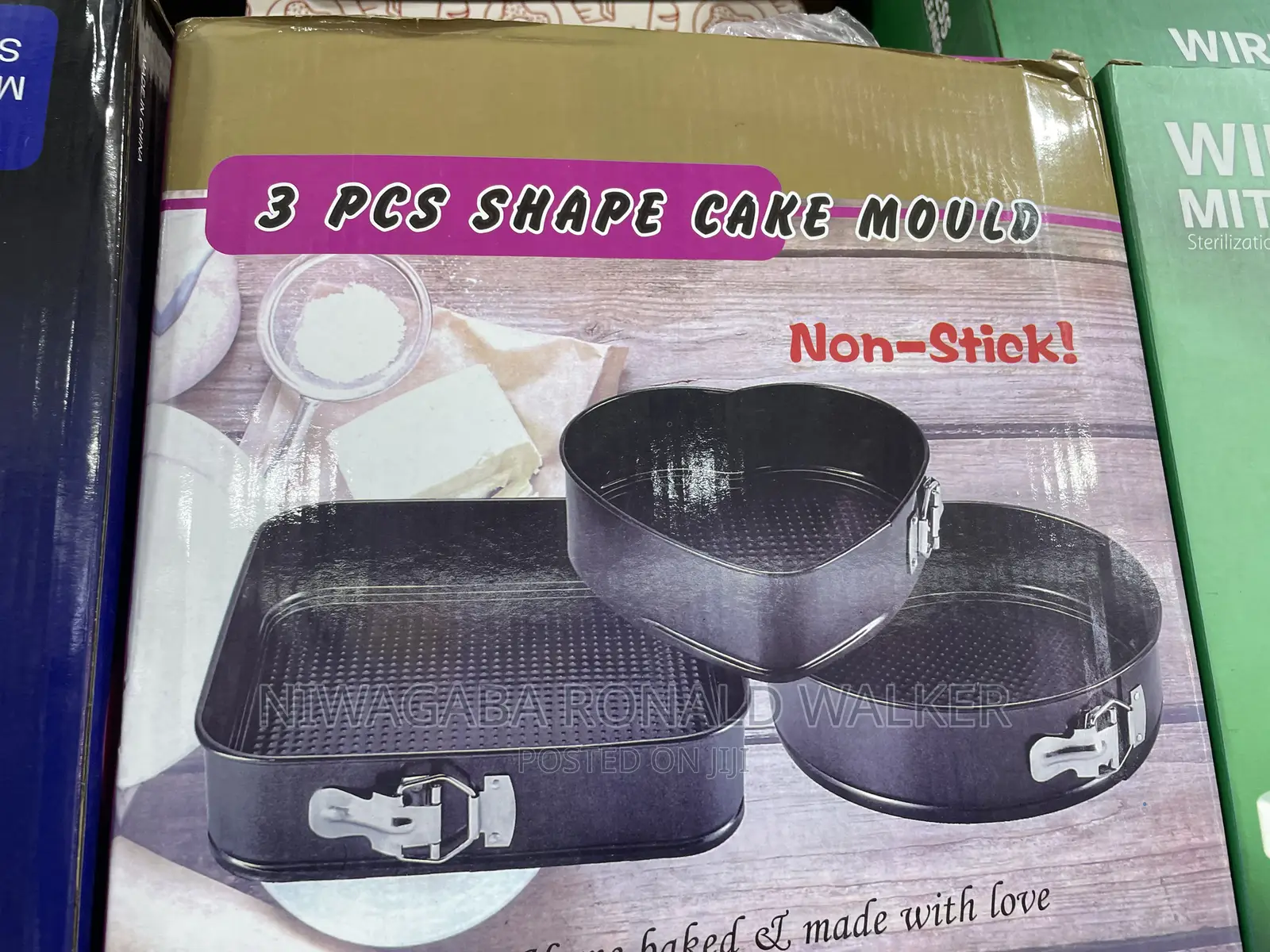 3pcs Non-Stick Shape Cake Mould