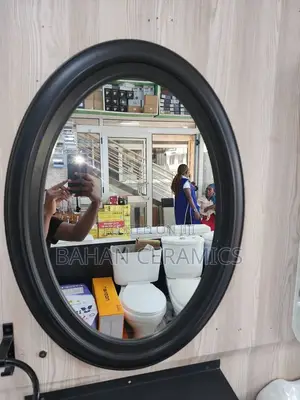 Stainless Framed Mirror(. 50 by 70cm)