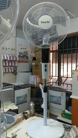 Saachi Stand Fan With Remote Control, 3 Speed, 3 Wind Modes