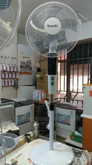 Saachi Stand Fan With Remote Control, 3 Speed, 3 Wind Modes