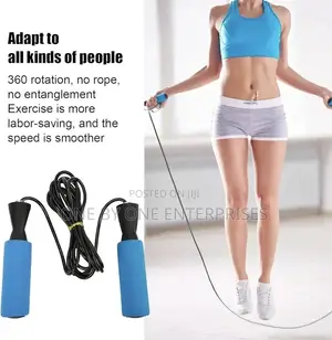 Blue Bearing Skipping Rope for Adults Kids