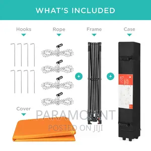Orange Exhibition Tent (3mx3m)