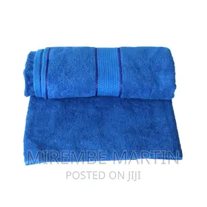 Bath Towel Pure Cotton- Blue
