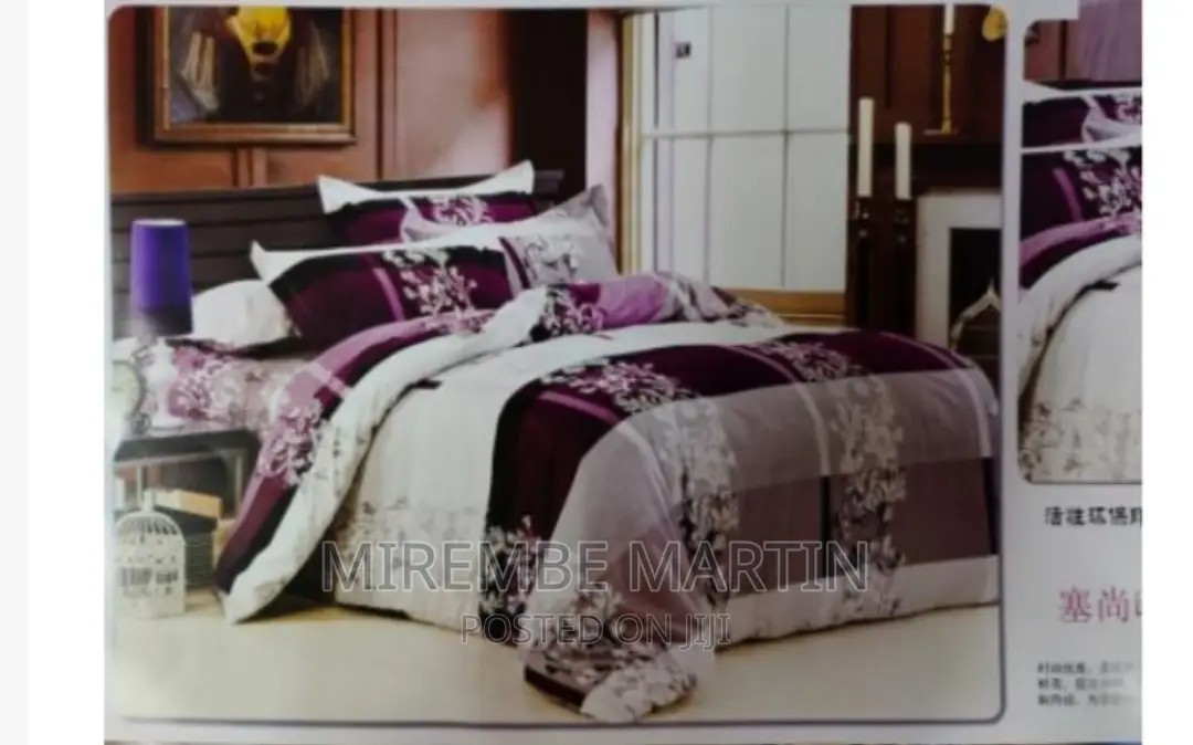 Duvet Set One Bedsheet,One Duvet ,Two Pillowcase Multicolor