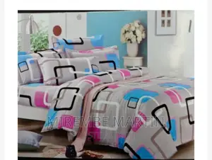 Multicolored Duvet Set One Duvet One Bedsheet Two Pillowcase