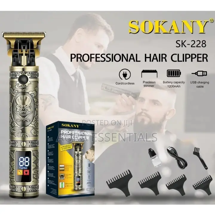 Sokany Professional Cordless Hair Clipper