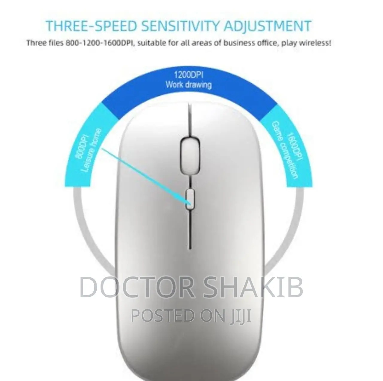 Wireless Universal Desktop Computer Mouse