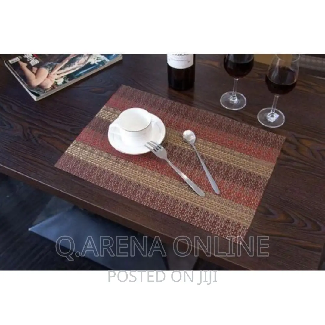 Dining Table Mat - 6 Pieces - Color May Vary
