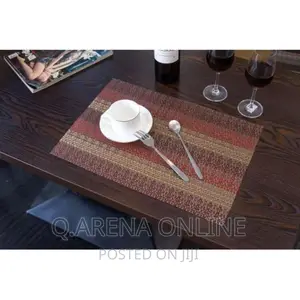 Dining Table Mat - 6 Pieces - Color May Vary