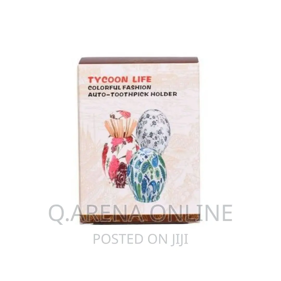 Auto Toothpick Holder Dispenser - Multicolour