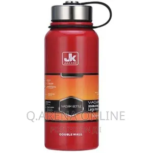JK Stainless Steel Vacuum Bottle Flask 1.5 Litres-Red