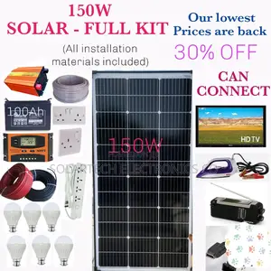 150w Solar System Full Kit