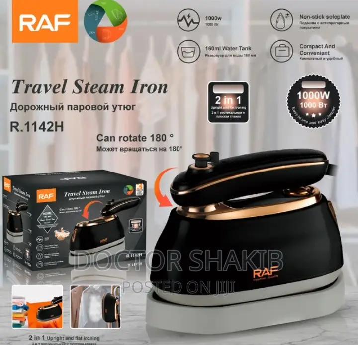 Raf Professional Mini Handheld Portable Steam Iron